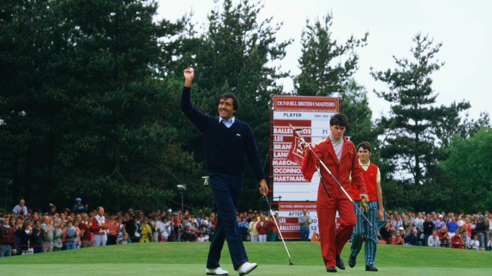 Seve Ballesteros en route to victory at Woburn in 1986