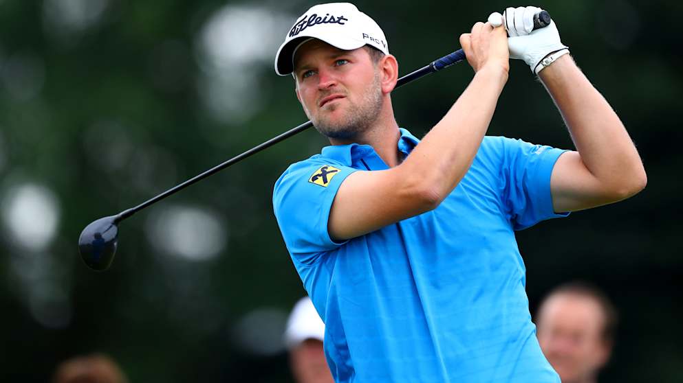 Bernd Wiesberger at the fifth hole during his final round of the 2016 KLM Open