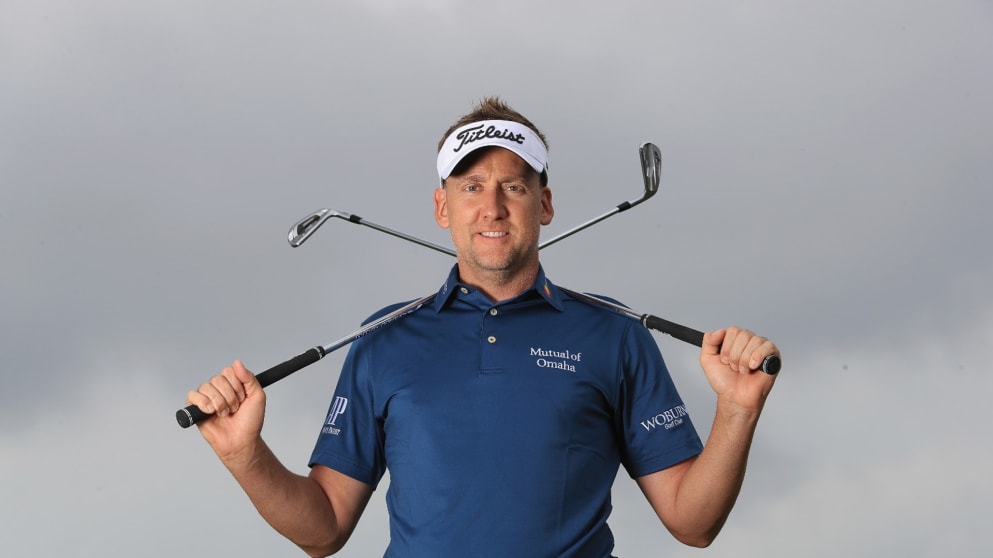 Ian Poulter in action