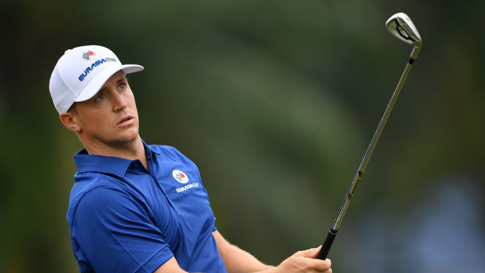 Alex Noren on day three of the EurAsia Cup presented by DRB-HICOM