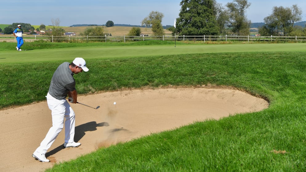 Padraig Harrington at the Porsche European Open