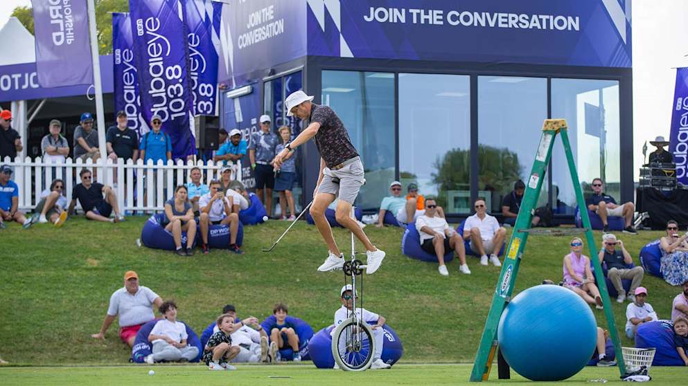 Trick Shot Boys Performing at the 2023 DP World Tour Championship