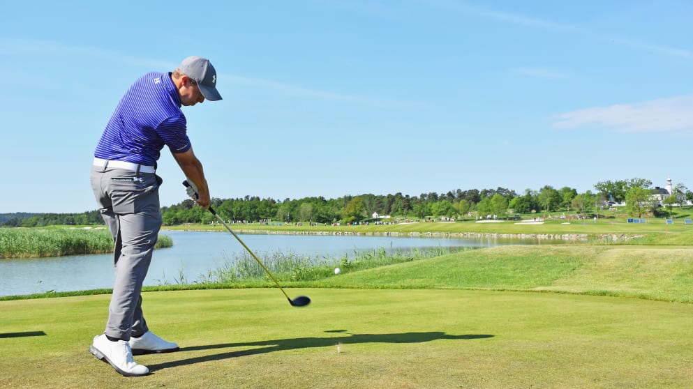 Matt Fitzpatrick during his second round