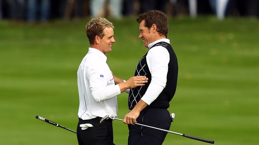 Luke Donald and Lee Westwood