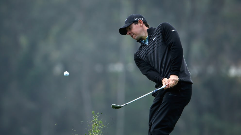 Rory McIlroy during his WGC-Cadillac Match Play win in 2015