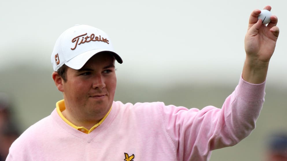 Shane Lowry on his way to victory