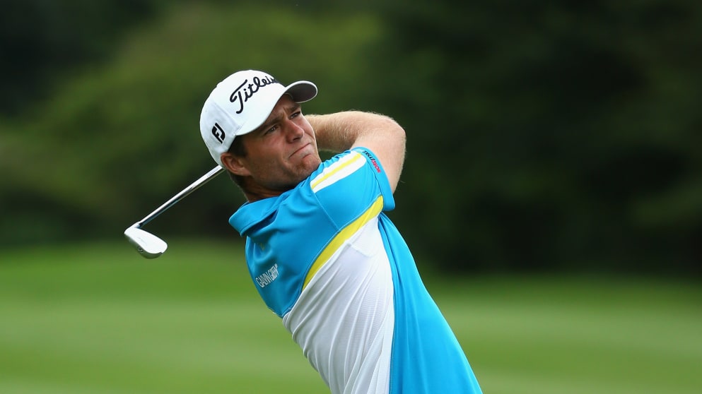 Lucas Bjerregaard - just one shot off the lead heading into the final day of the Alfred Dunhill Championship