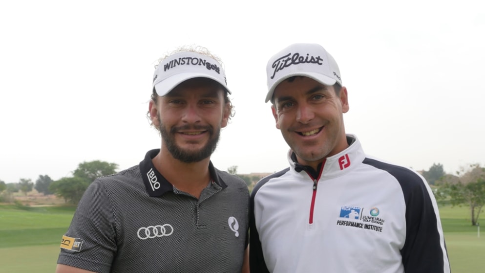 Joost Luiten with ETPI Teaching Professional Tim Backhouse at the ETPI