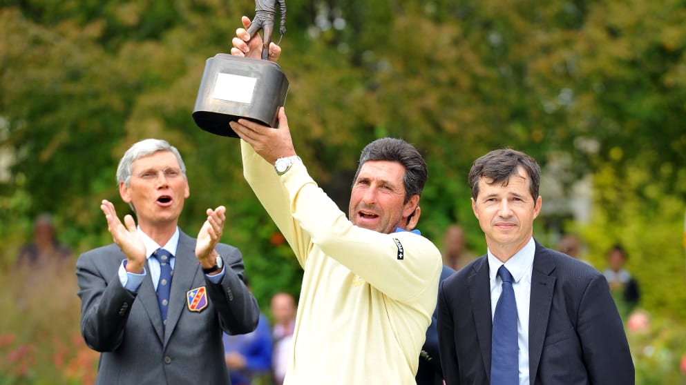 European team captain Jose Maria Olazabal 