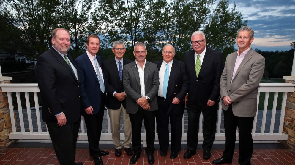 Paul McGinley, The 2014 European Ryder Cup captain, was Guest of Honour at The European Tour International Media Dinner