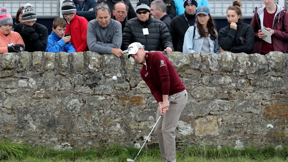 Danny Willett in action at the Alfred Dunhill Links Championship