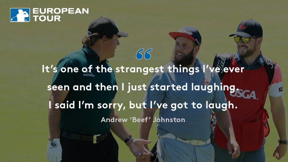 Andrew Beef Johnston after third round - US Open Championship