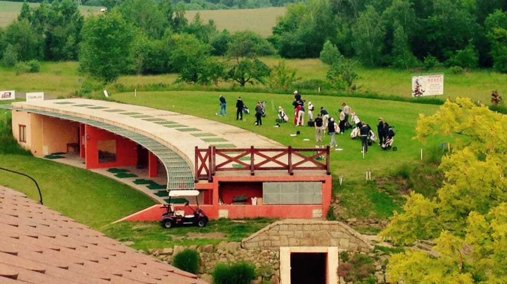 Driving range at the Czech Challenge