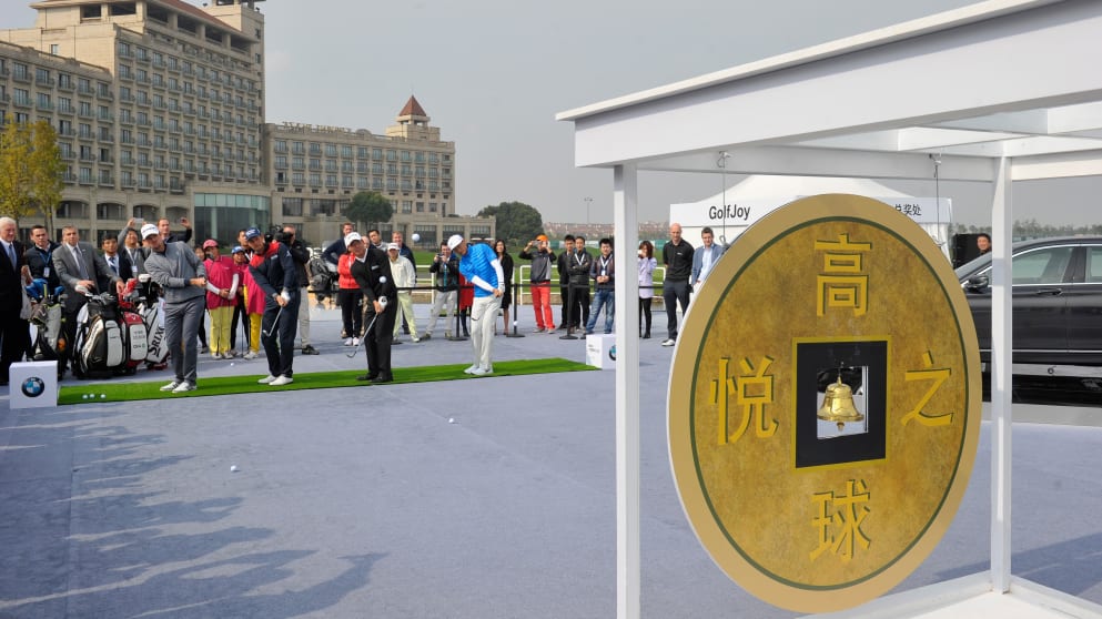 Justin Rose, Henrik Stenson , Wu Ashun & Li Haotong 