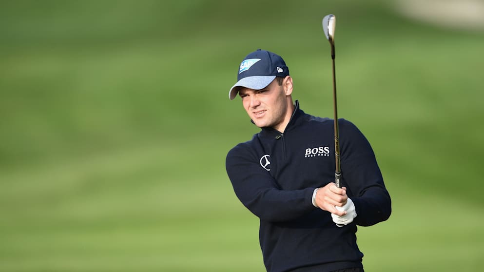 Martin Kaymer during his first round at the Porsche European Open