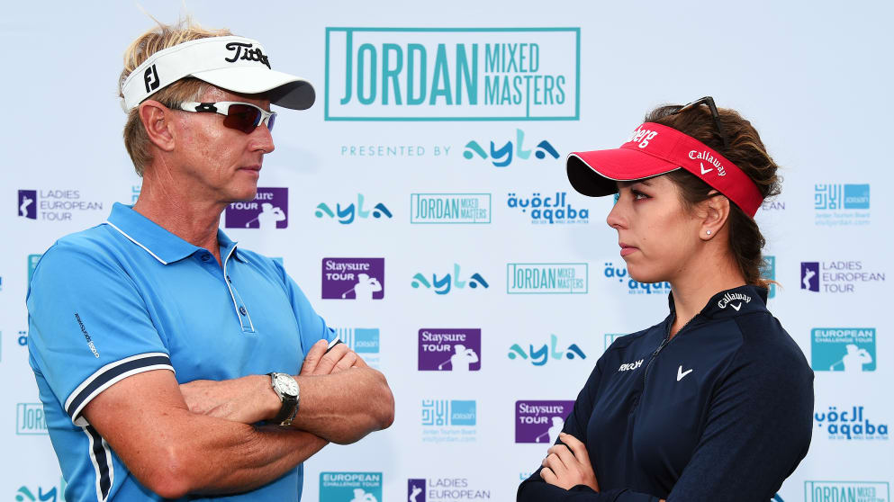 Philip Golding and Georgia Hall