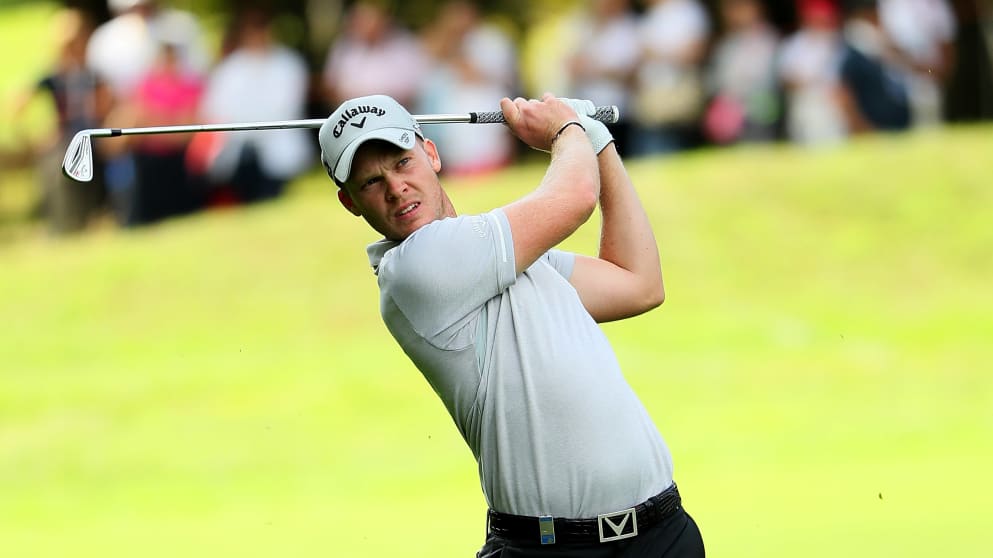 Danny Willett in action at the Italian Open