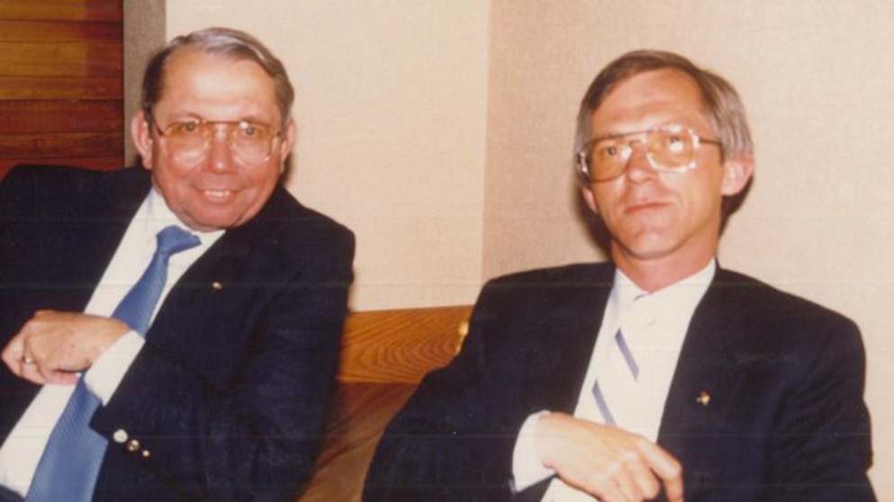 Bev Norwood (right) with Doc Griffin (Courtesy of Doc Griffin)