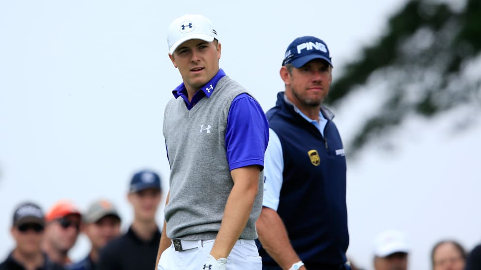 Jordan Spieth and Lee Westwood