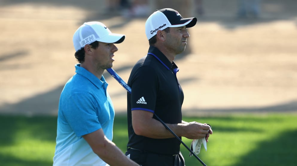 Rory McIlroy and Sergio Garcia