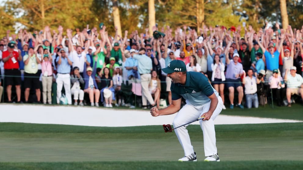 Sergio Garcia at the Masters
