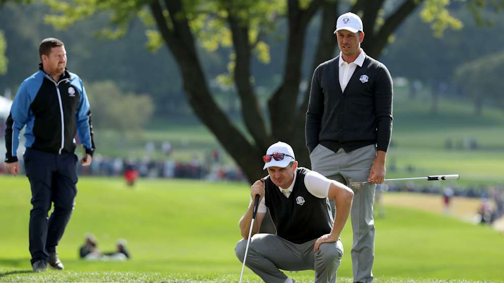 Justin Rose and Henrik Stenson