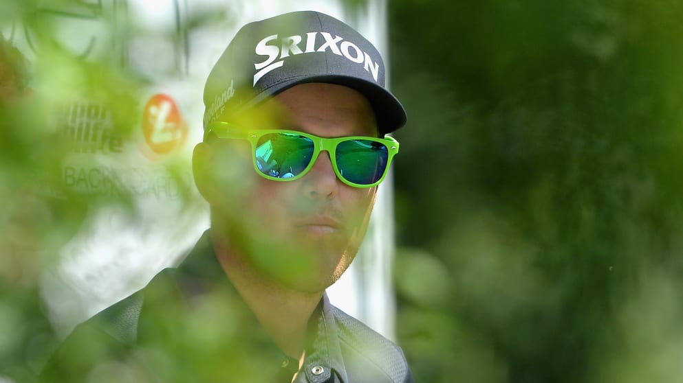 Borja Virto during his second round at the Lyoness Open