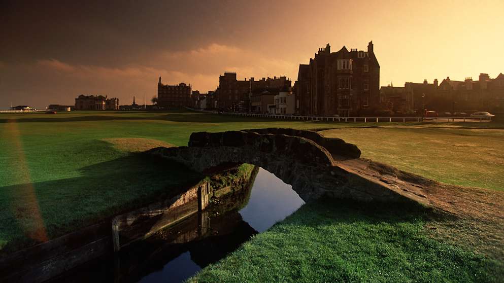 The Swilcan Bridge is one of the many iconic sights and sounds of the 'Home of Golf'