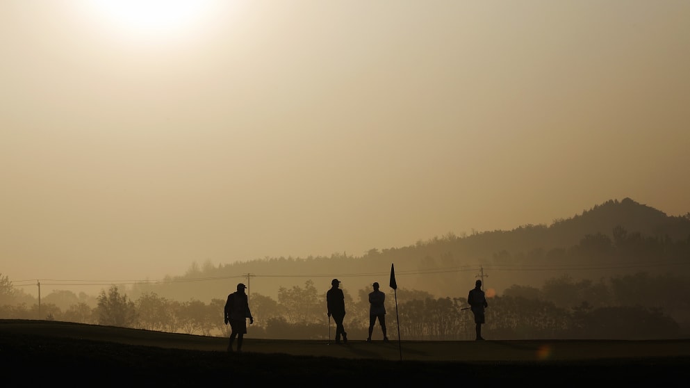 Day three at the Volvo China Open at Topwin Golf and Country Club