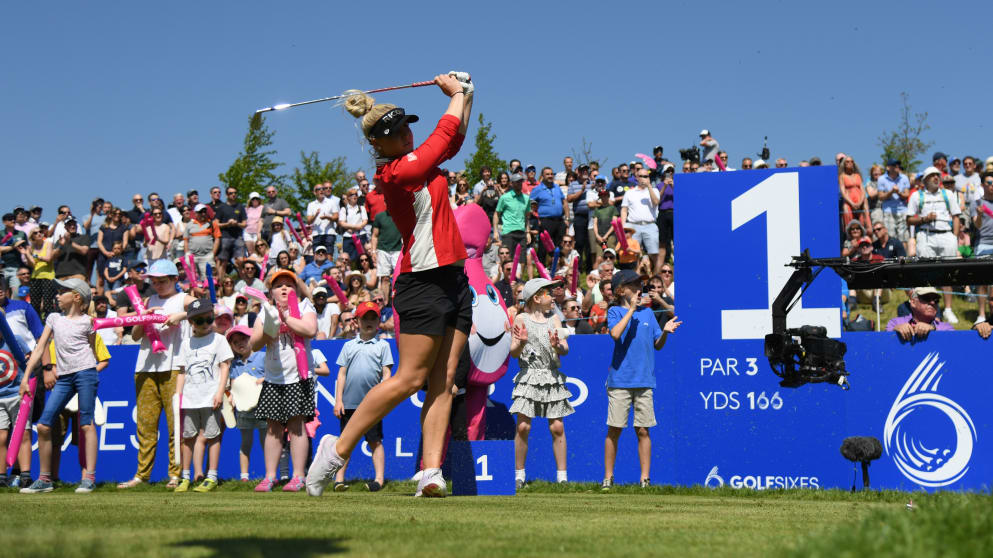 Charley Hull at GolfSixes