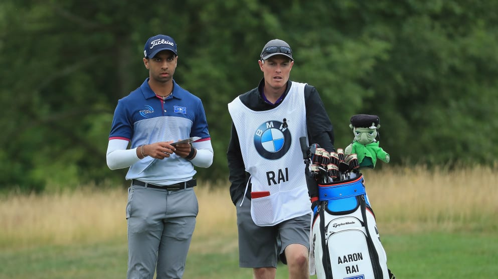 Aaron Rai during day three of the BMW International Open