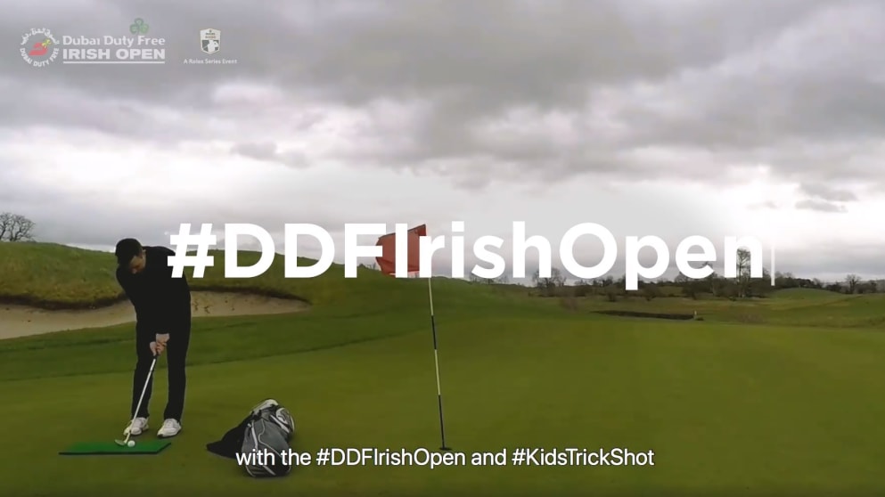 2019 Dubai Duty Free Irish Open trick shot competition