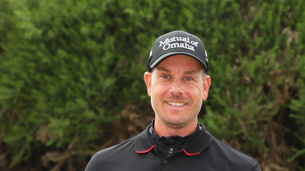 Henrik Stenson, winner of the Hilton European Tour Golfer of the Month for June 