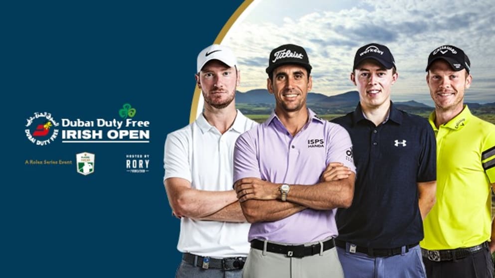 Rafa Cabrera Bello, Chris Wood, Matt Fitzpatrick and Danny Willett to play the 2018 Dubai Duty Free Irish Open hosted by the Rory Foundation