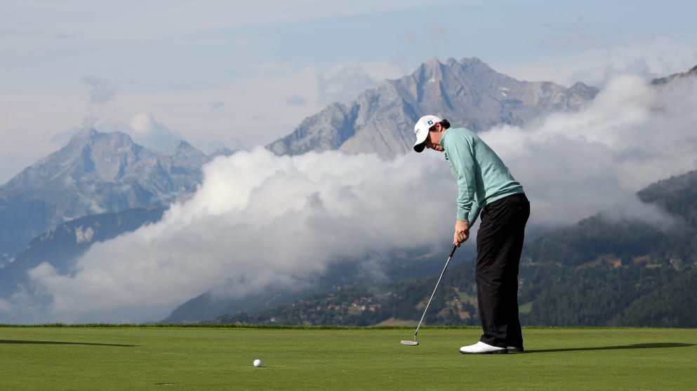 Rory McIlroy at the Omega European Masters