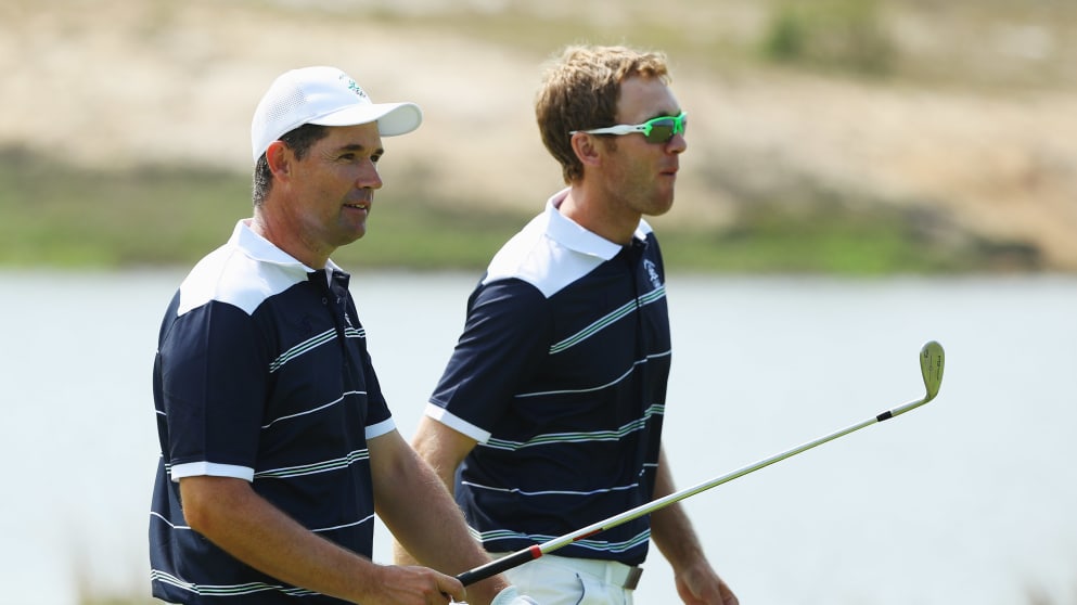 Padraig Harrington and Seamus Power