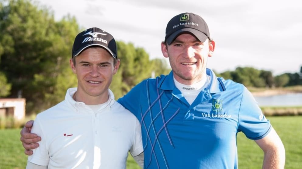 Daan Huizing (L) and Tim Sluiter