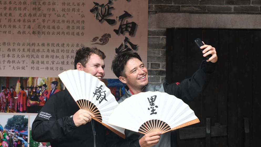 Ewen Ferguson and Robert MacIntyre (Richard Castka/sportpixgolf.com)