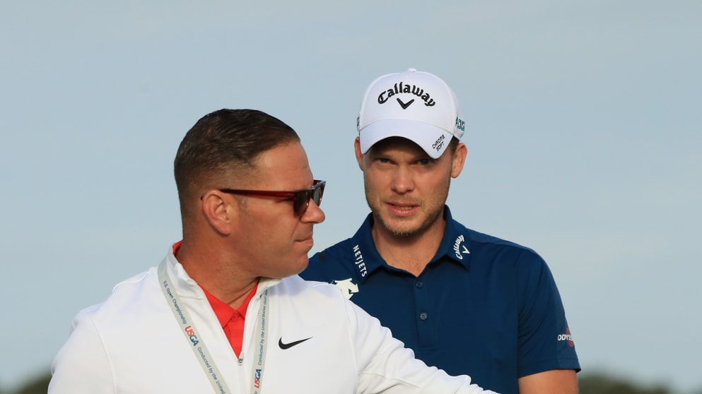 Coach Sean Foley and Danny Willett