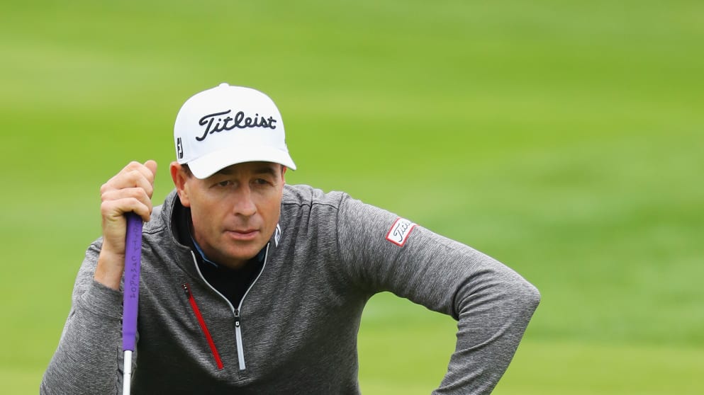 Brett Rumford on Thursday at the Made in Denmark