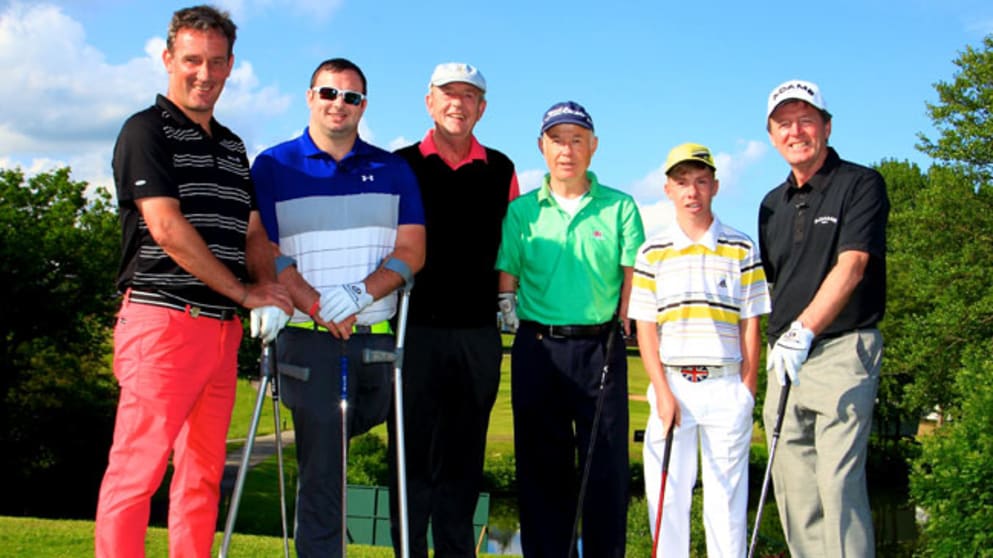 Paul Wessselingh, Chris Foster, Carl Mason, Richard Saunders, Lewis Eccles and Des Smyth