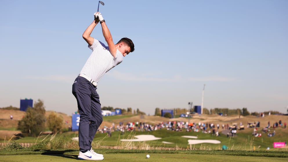 Conor Gough at The Junior Ryder Cup