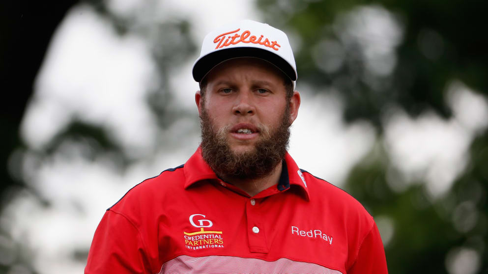 Andrew Johnston during the first round