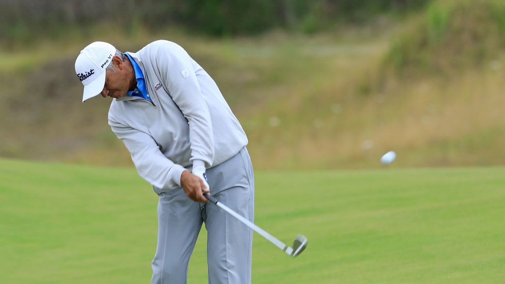 Cesar Monasterio strikes it pure (credit Phil Inglis)