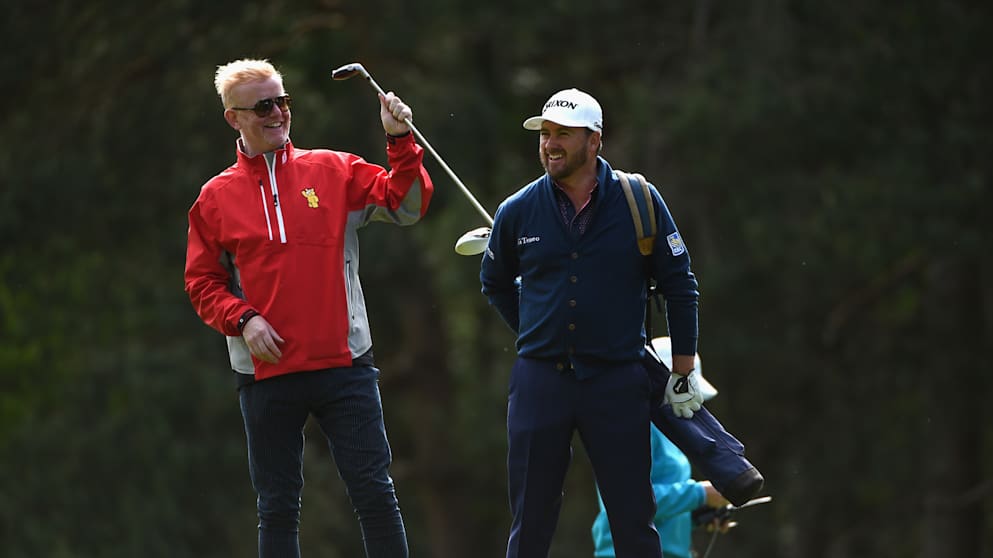 Chris Evans and Graeme McDowell