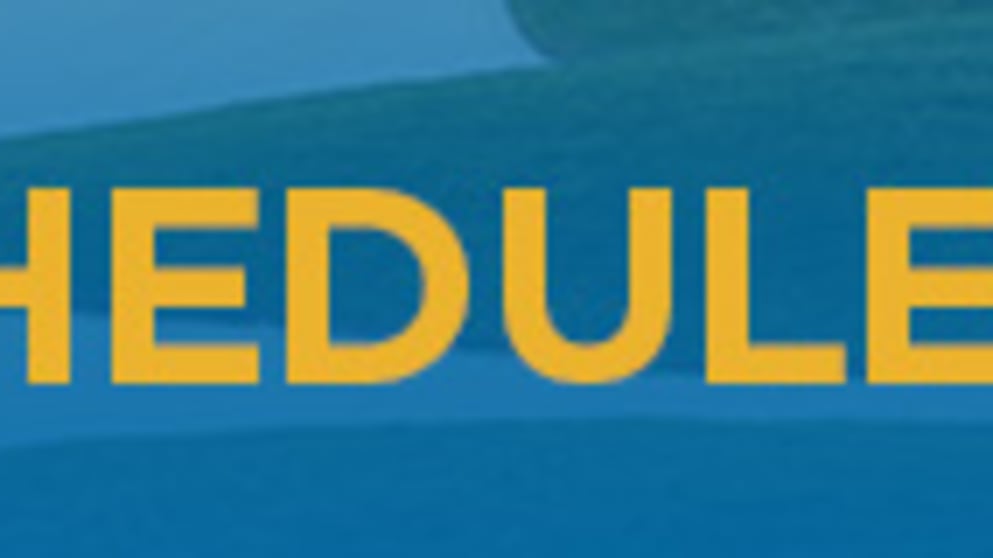schedule banner