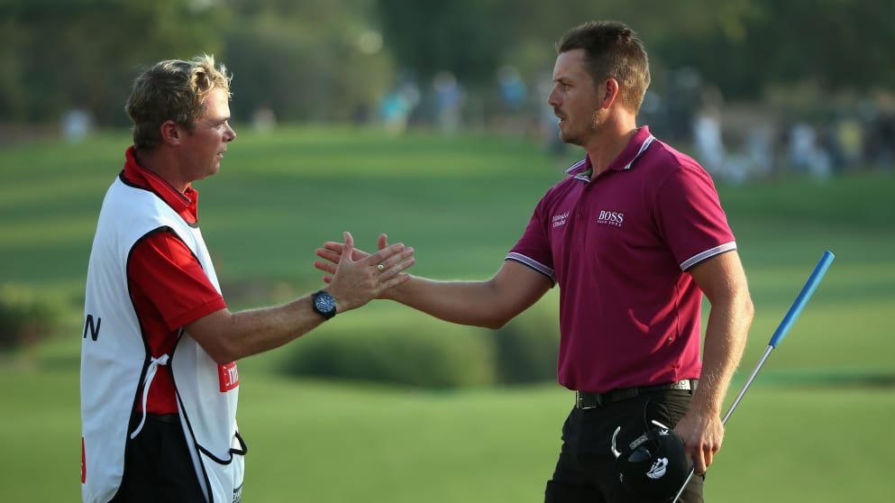 Henrik Stenson and Gareth Lord