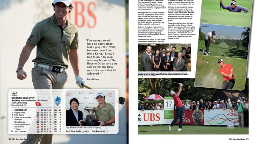 Rory McIlroy kept his Race to Dubai hopes alive with a grandstand finish at the Hong Kong Open in 2011