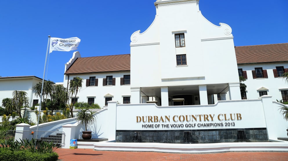 The clubhouse at Durban Country Club 