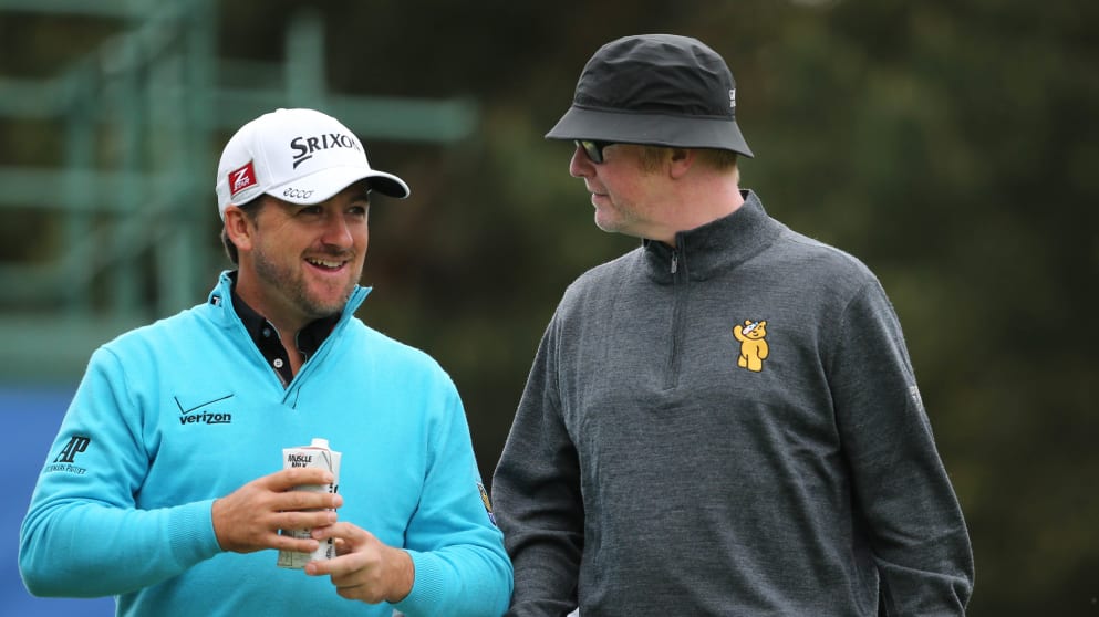 Chris Evans and Graeme McDowell